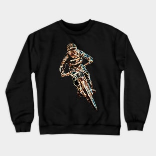 mountain bike downhill Crewneck Sweatshirt